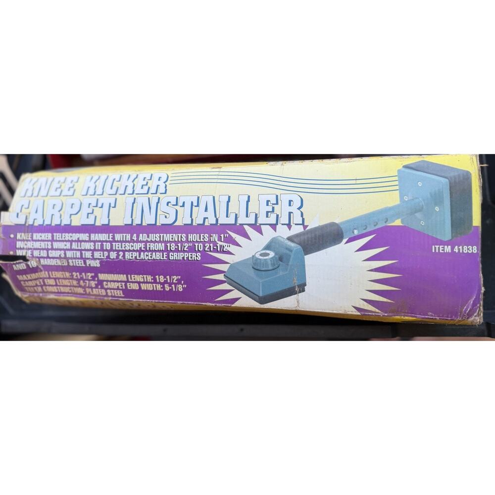 Harbor Fright 41838 Carpet Installer Knee Kicker w/ Box